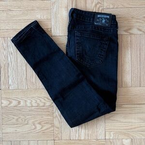 True Religion Black Denim Skinny Jeans